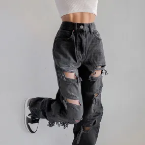 Julia Fashion - High Waist Jeans High Street Women's Jeans