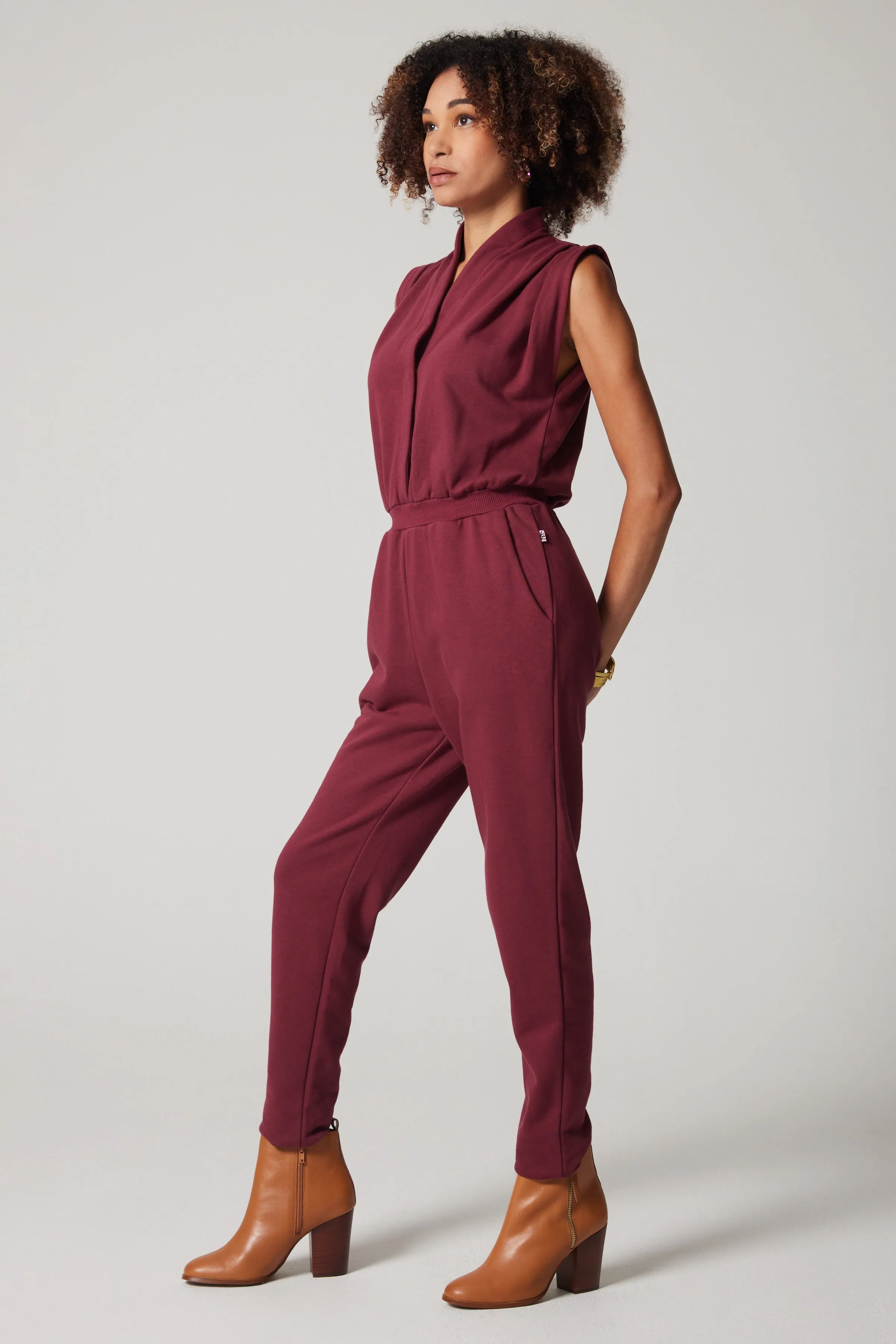 Jumpsuit - Burgundy