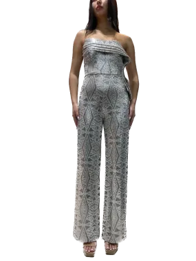 Jumpsuit with Detailed Neckline