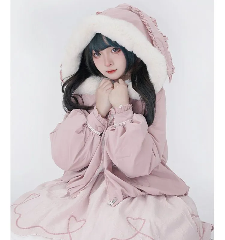 Kawaii Lolita Rabbit Ears Short Coat