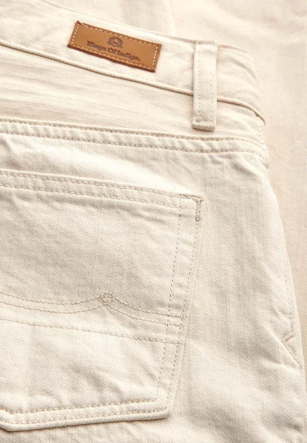 KINGS OF INDIGO Caroline cropped  jeans clean recycled ecru women