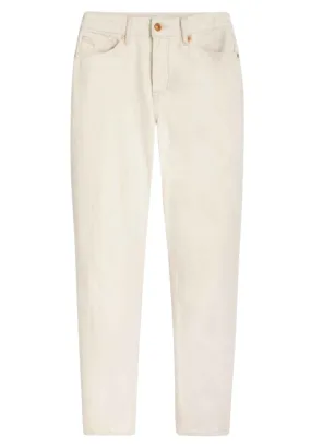 KINGS OF INDIGO Caroline cropped  jeans clean recycled ecru women