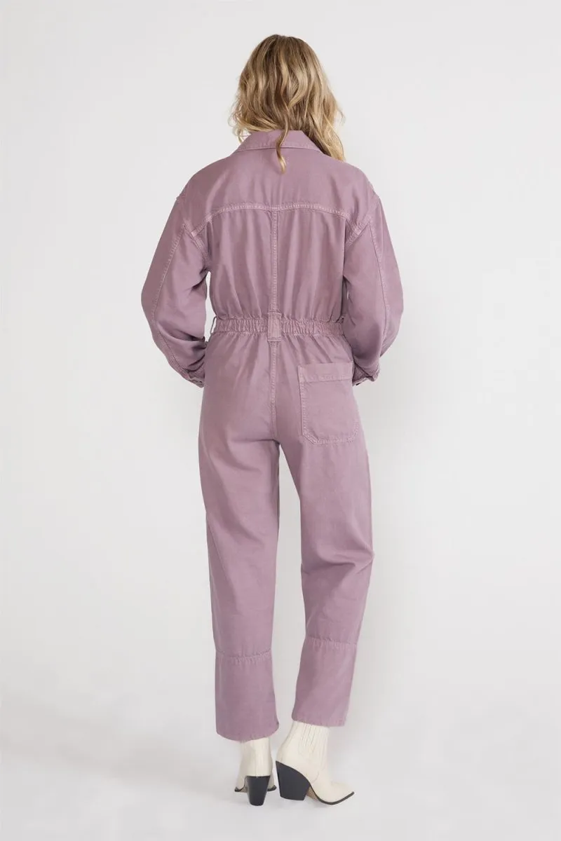 Kingsley Utility Jumpsuit - Purple Dove