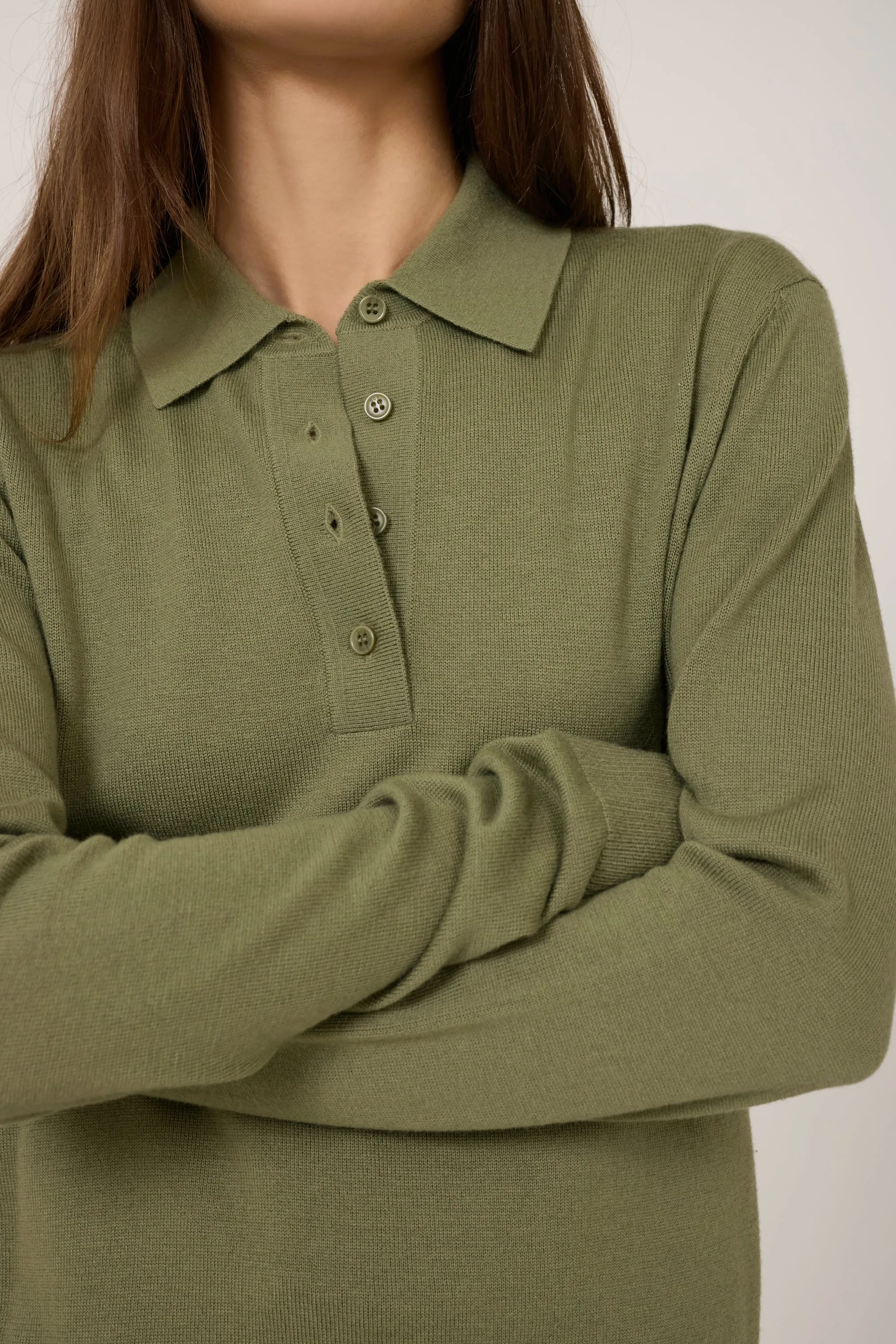 Laguna Merino Polo - Sage