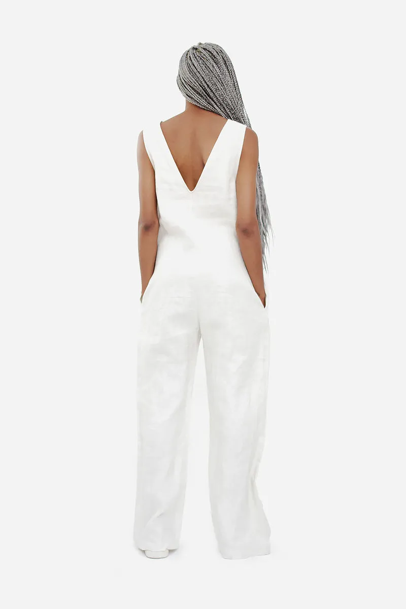 LINEN JUMPSUIT