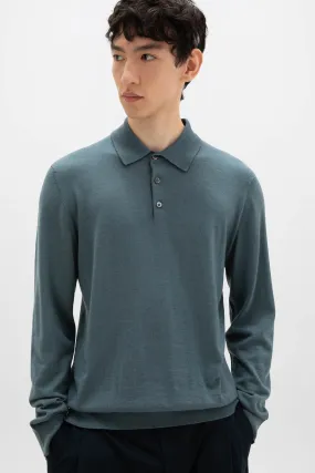 Merino Long Sleeve Poloshirt