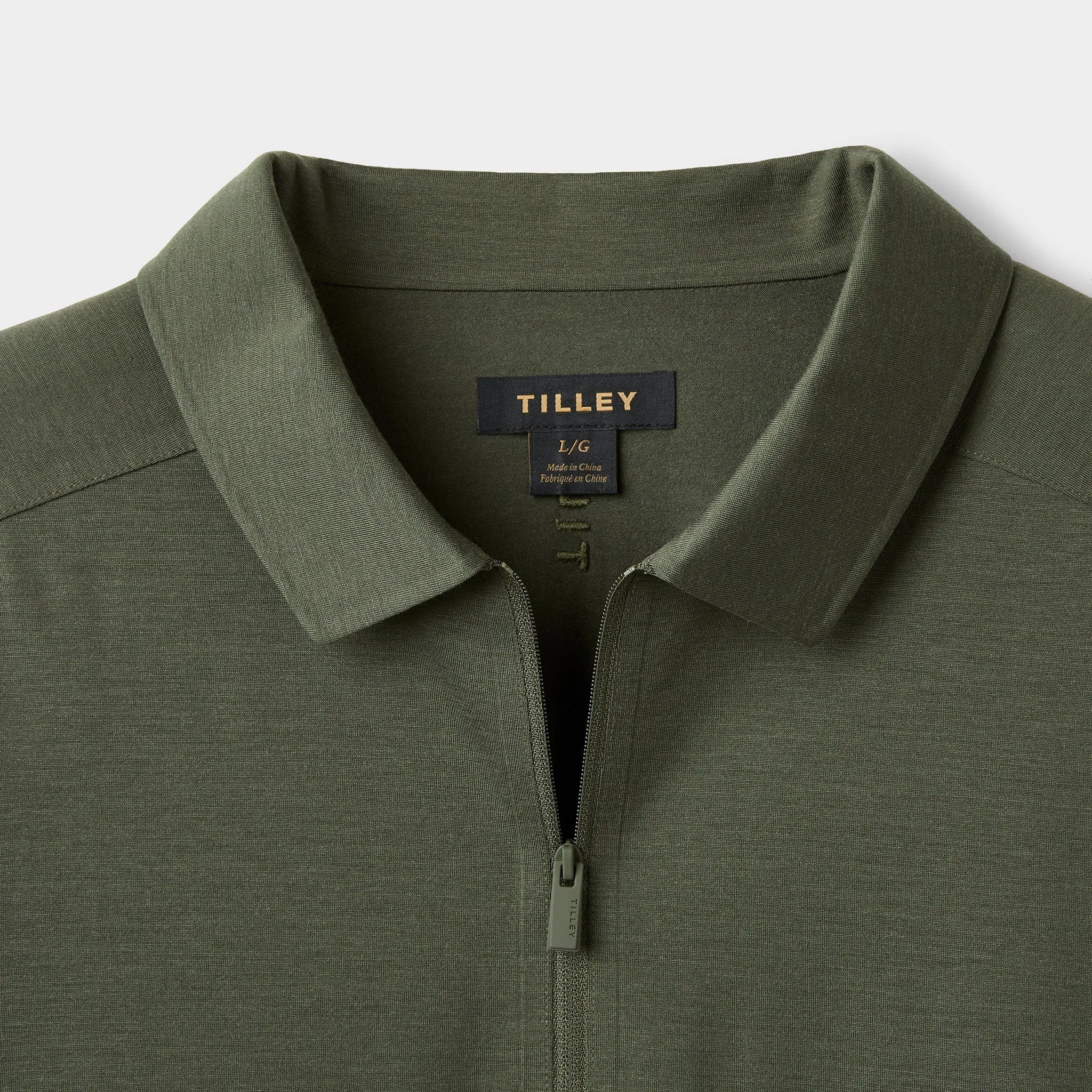 Merino LS Zip Polo