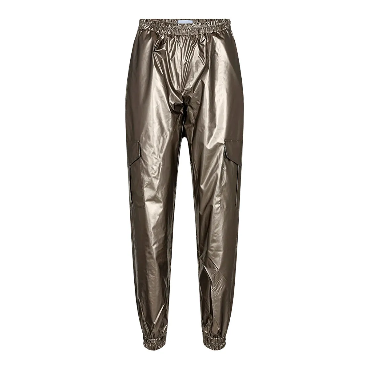 Meta cargo pants dark grey metallic