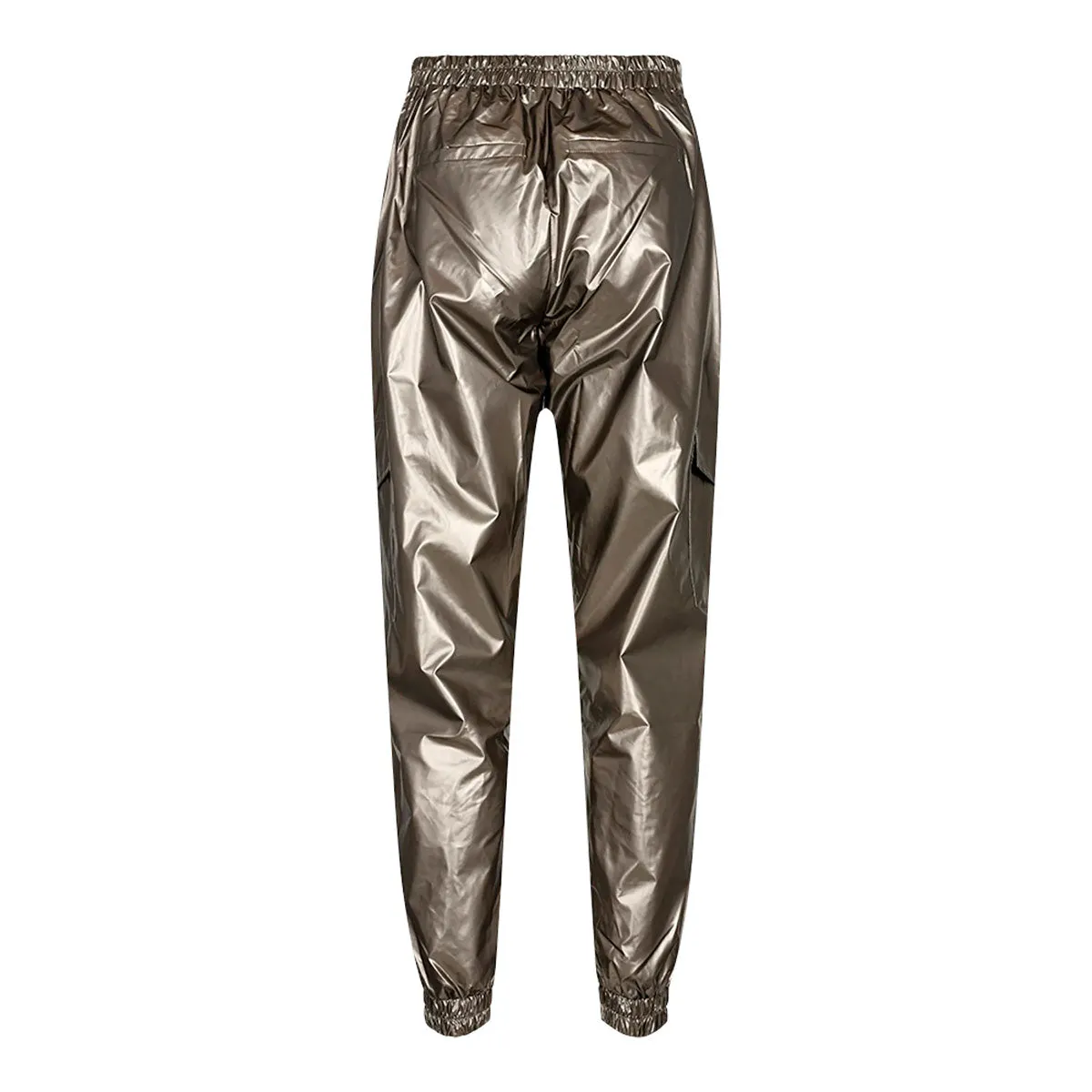 Meta cargo pants dark grey metallic