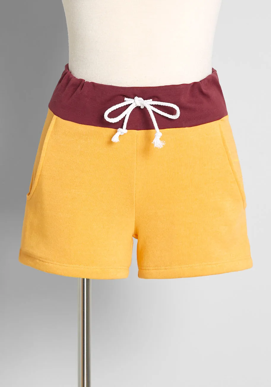 ModCloth X CAMP Collection Keeping It Cool Drawstring Shorts