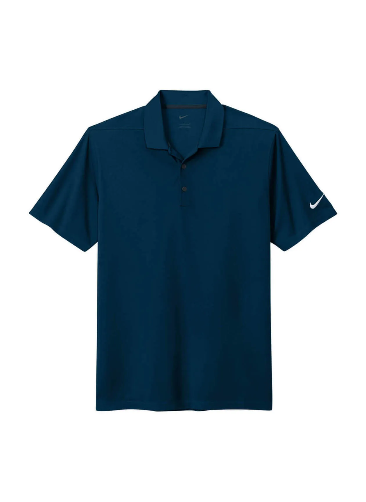 Nike Men&#x27;s Dri-FIT Micro Pique 2.0 Polo Navy | Polo Shirt Logo 