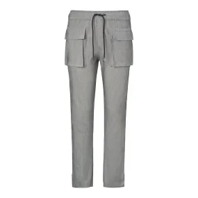 Pinn Strap Cargo - Metallic Denim