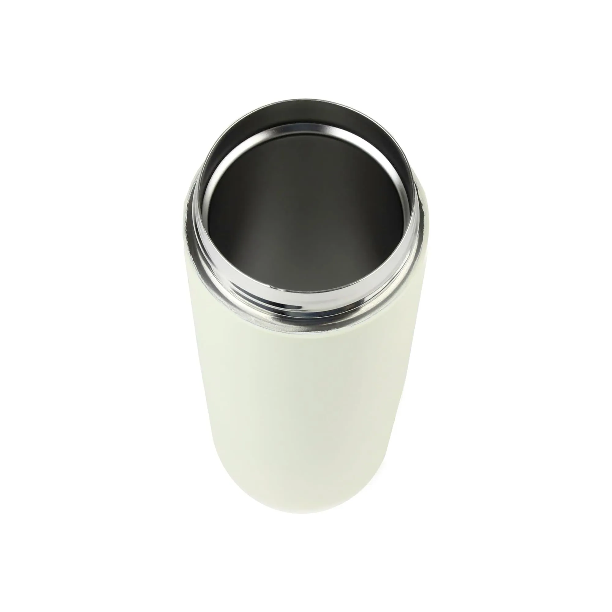 Premium Stainless Steel Travel Mug Flask - Matt Cream - 500 ml