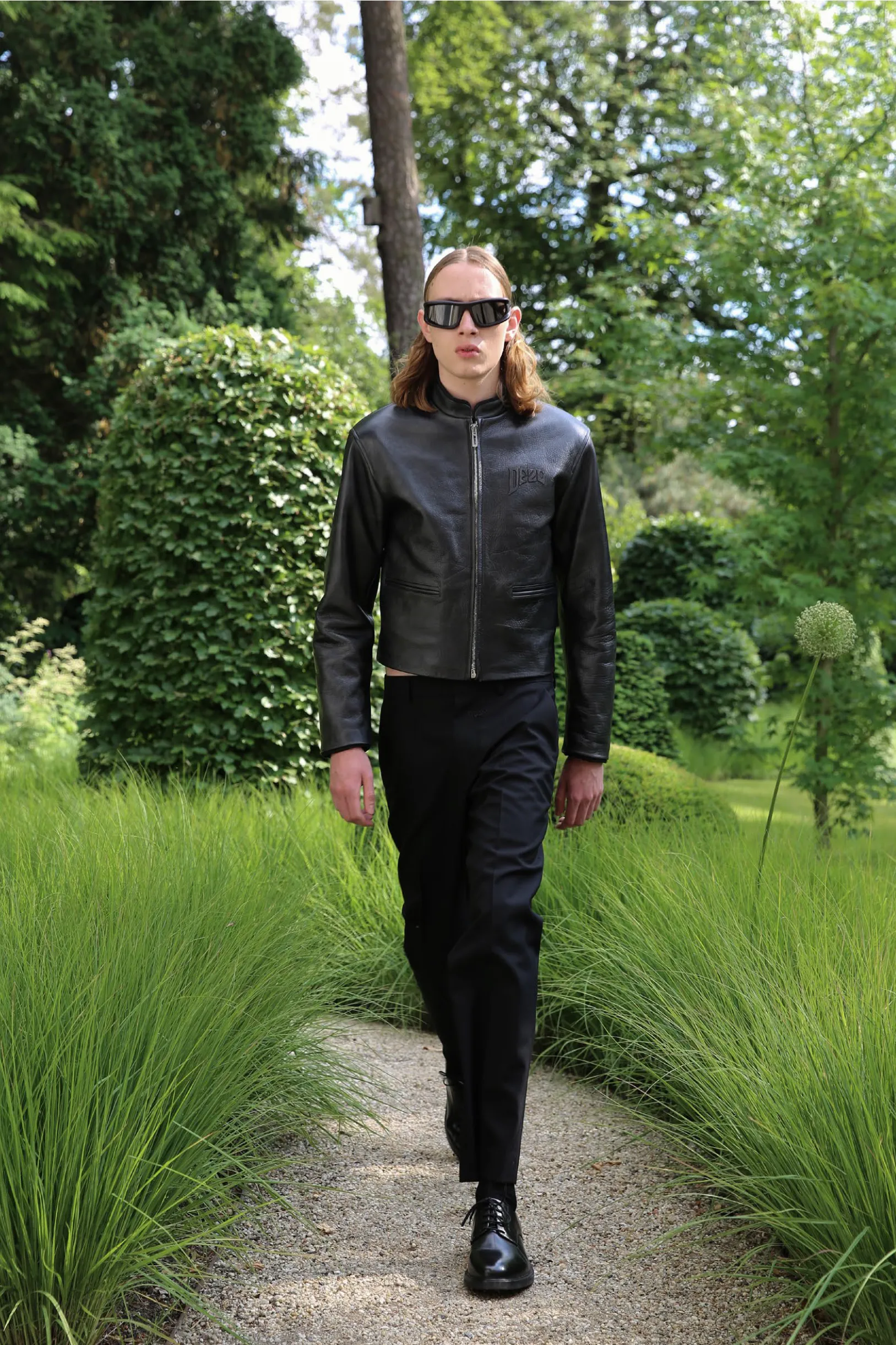 "ATTRITION" LEATHER JACKET