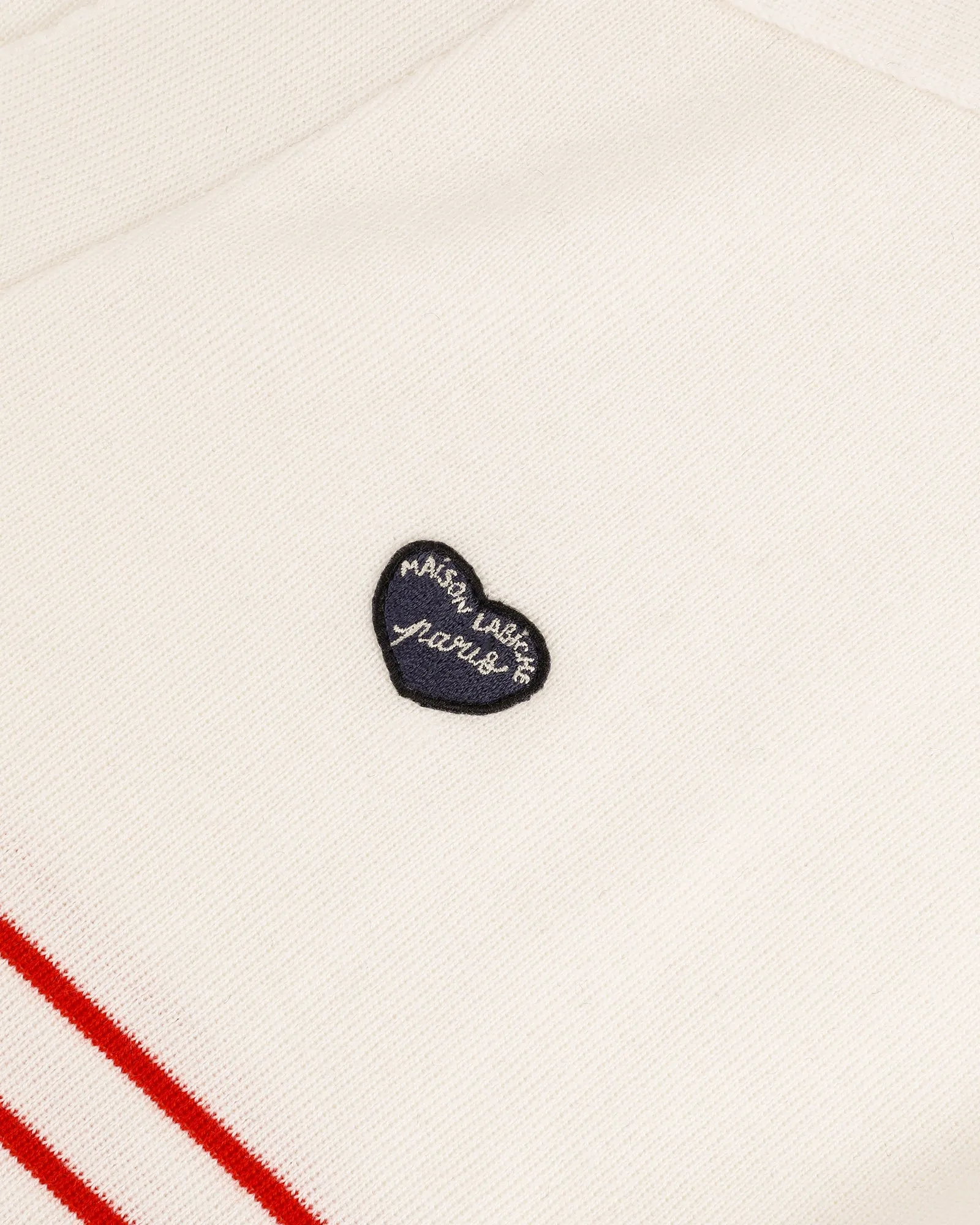 "Patch Coeur" mondovie wool sweater