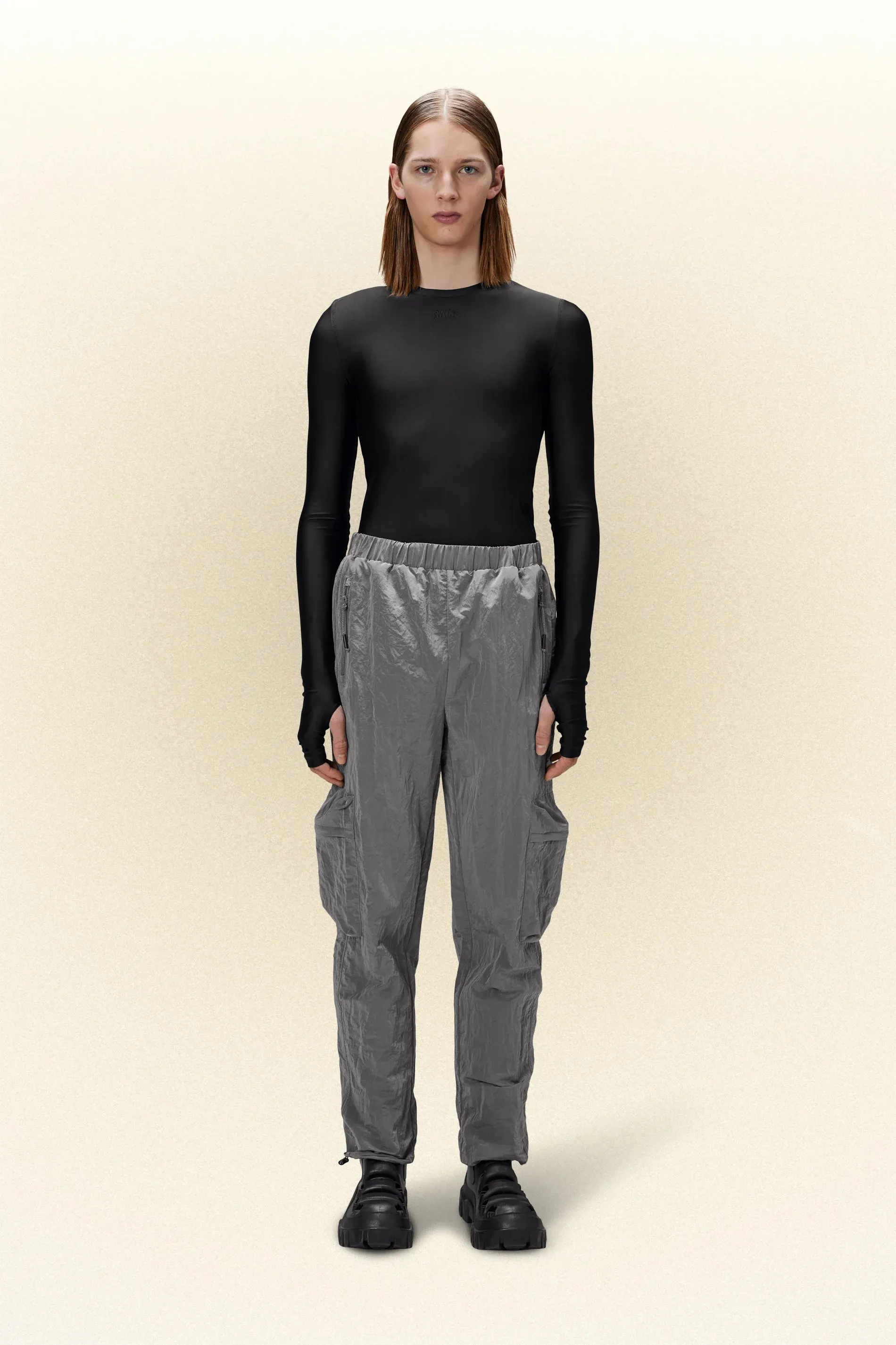 Rains - Kano Pants Regular - Metallic Grey