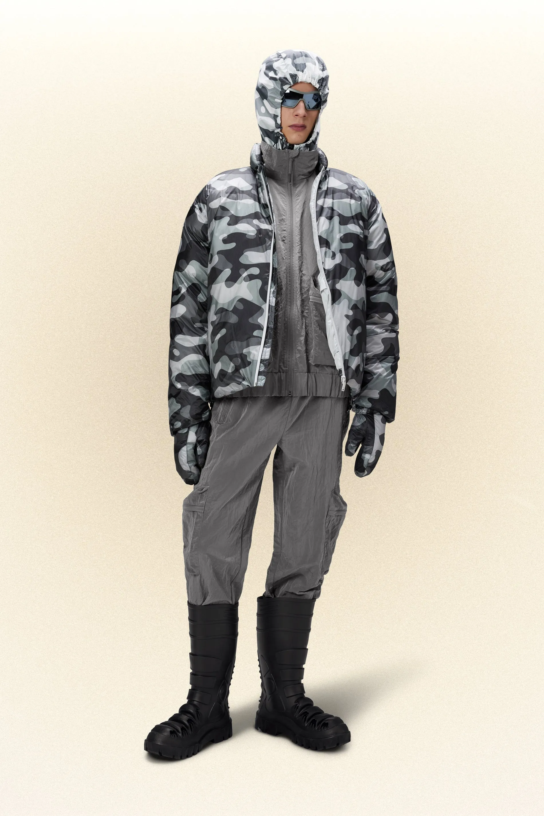 Rains - Kano Pants Regular - Metallic Grey