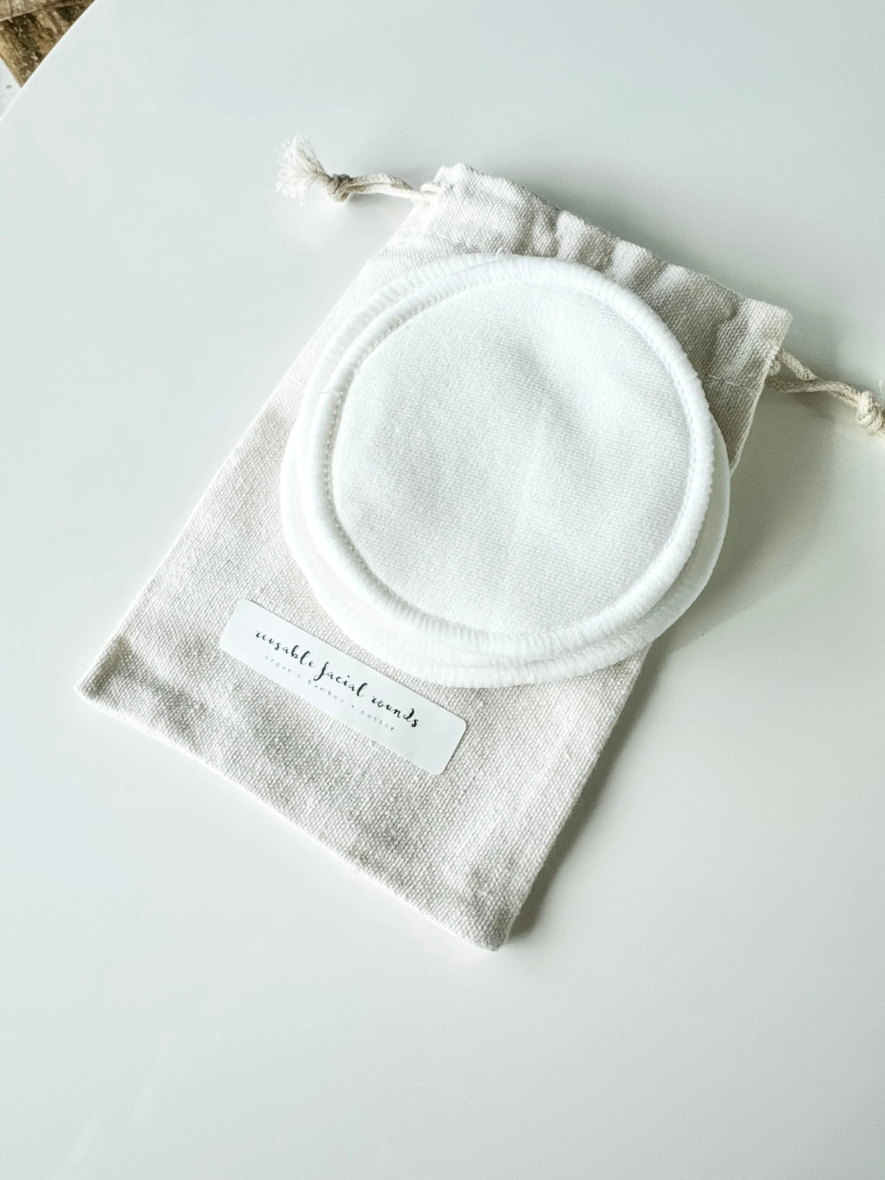 reusable facial rounds | sustainable cotton & bamboo