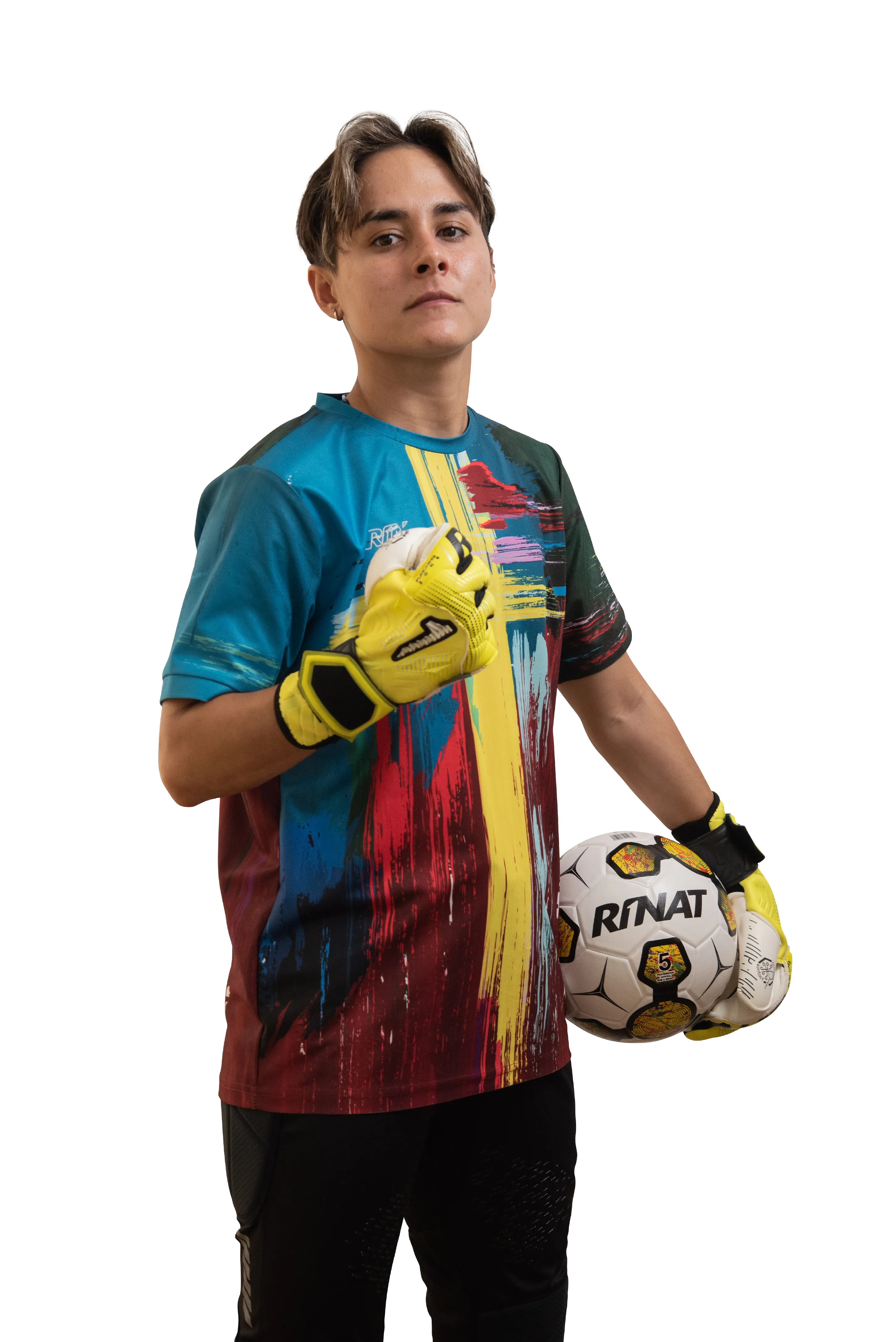 Rinat MILAN Short-Sleeve Goalkeeper Jersey with Free Number