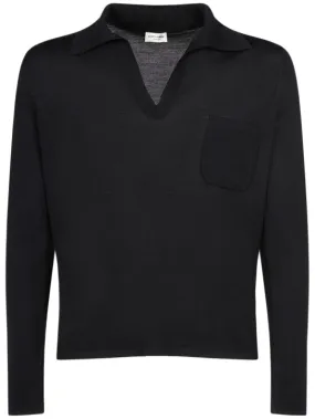 Saint Laurent   Wool polo shirt 