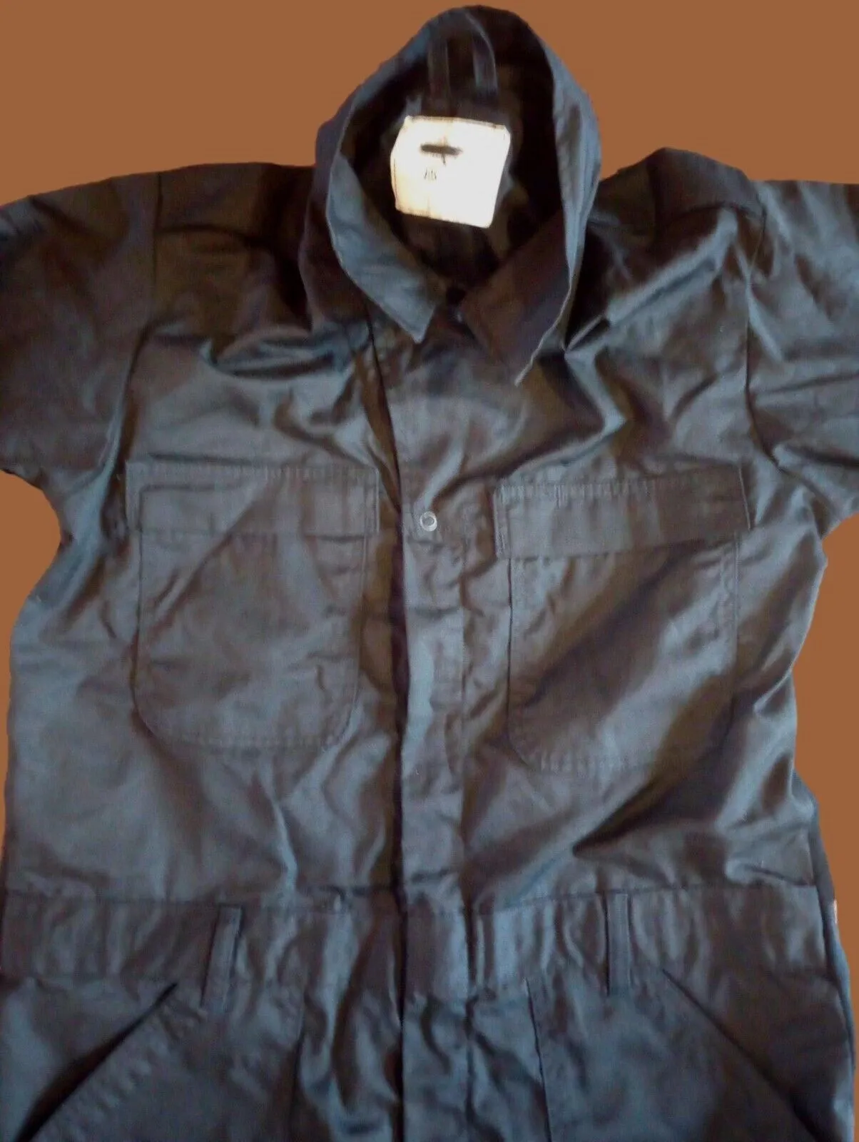 SAUDI ARABIAN MILITARY BLACK JUMPSUIT FULL BODY SIZE 40S NOS