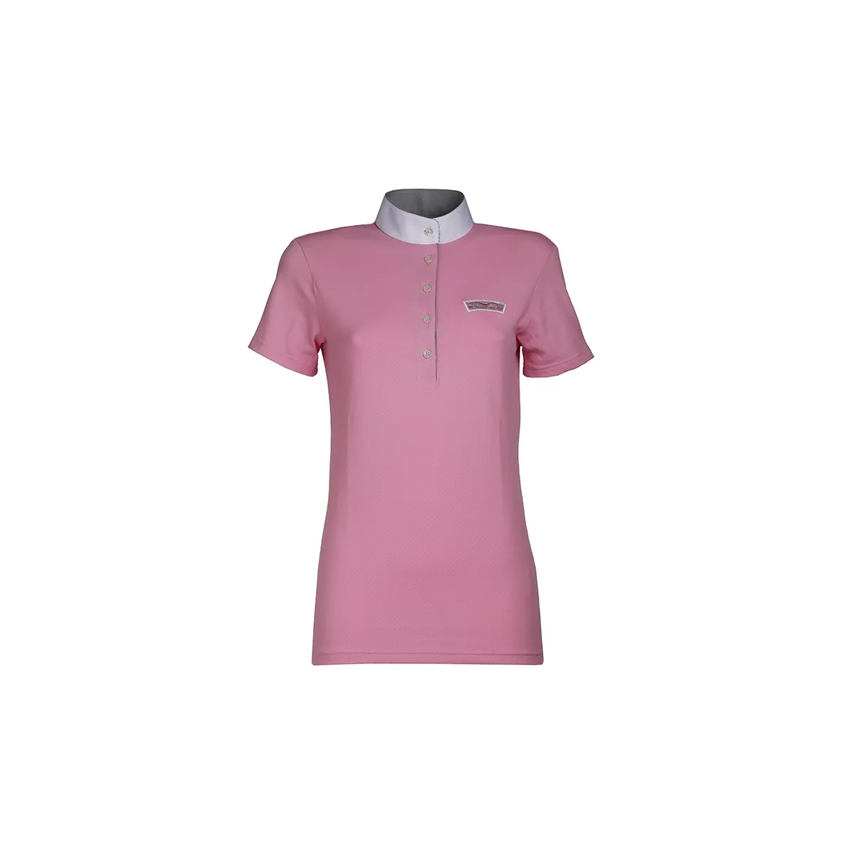 SHORT SLEEVED PIQUET COMPETITION POLO ANIMO Women Pink