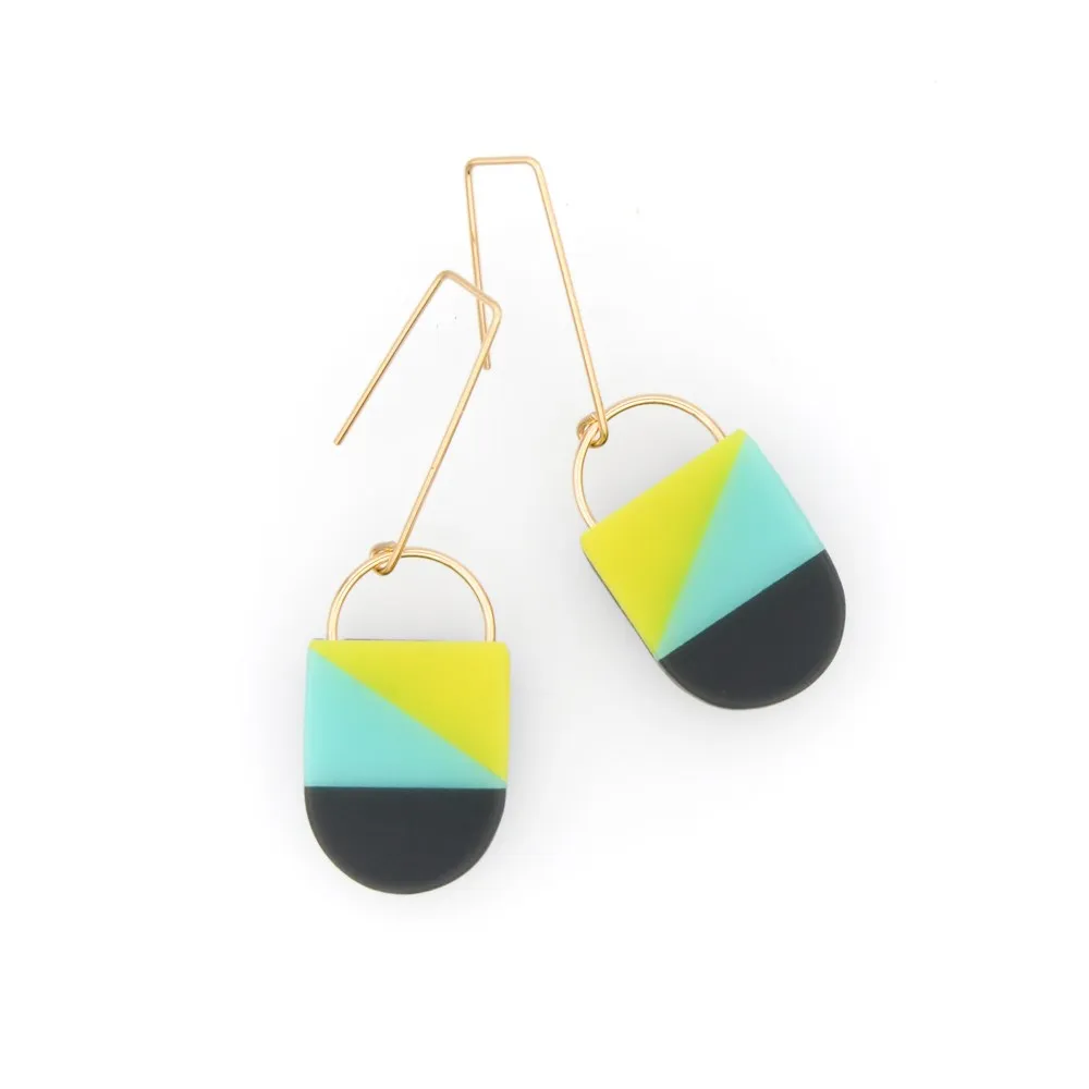 Siri Geo Triangles Earring