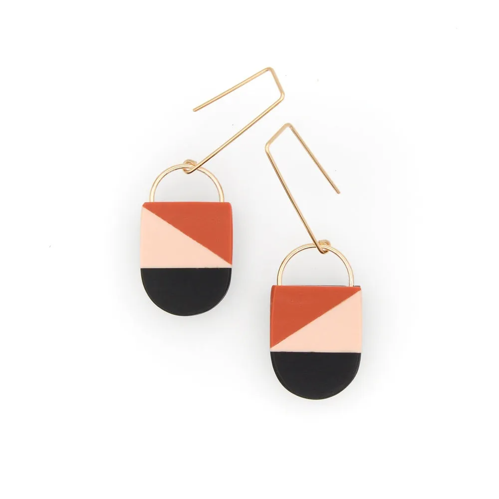 Siri Geo Triangles Earring