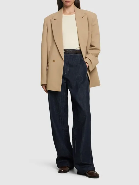 Soeur   Blair high rise denim wide jeans 