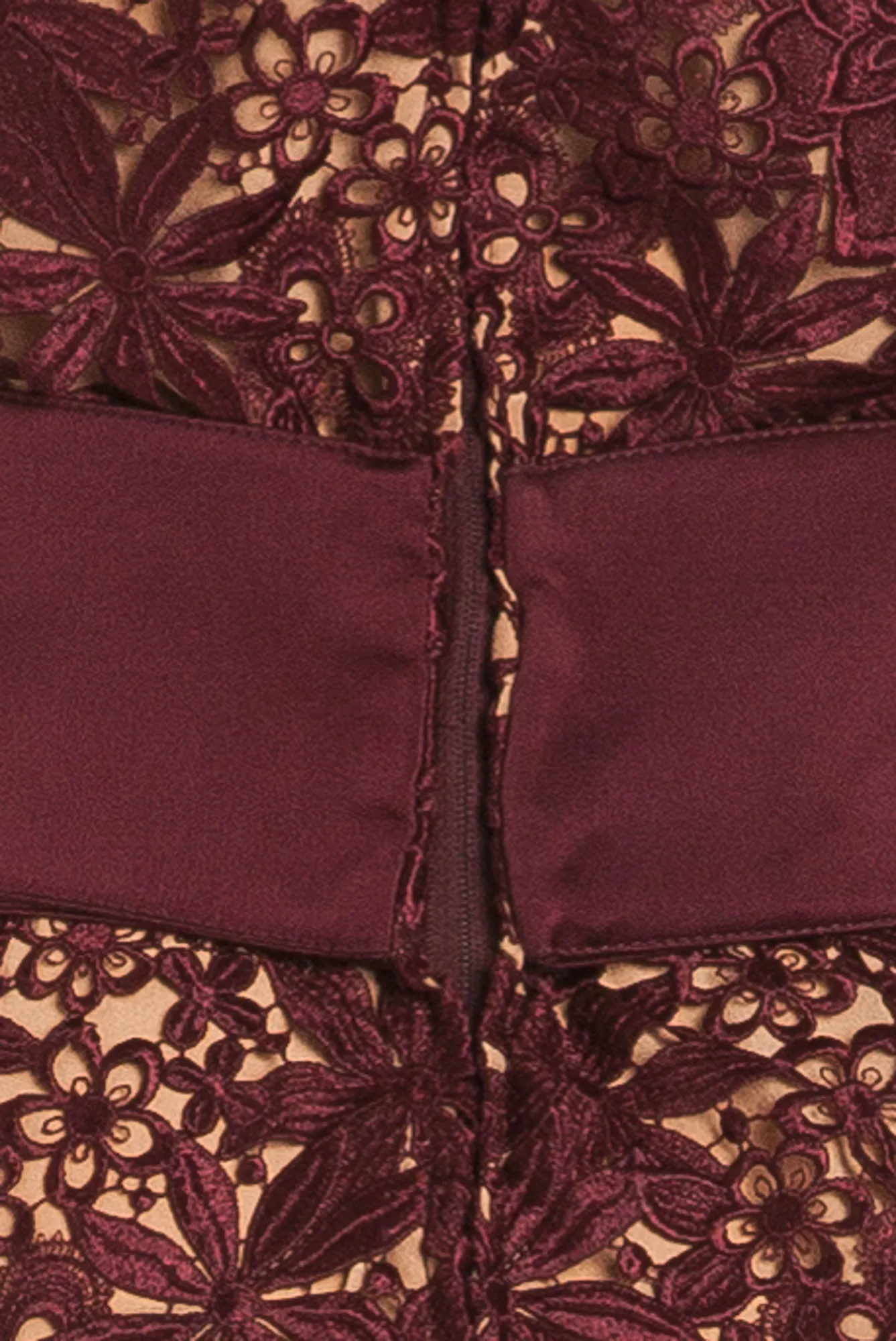 Stella McCartney - Burgundy Lace Jumpsuit with Belt -IT 42