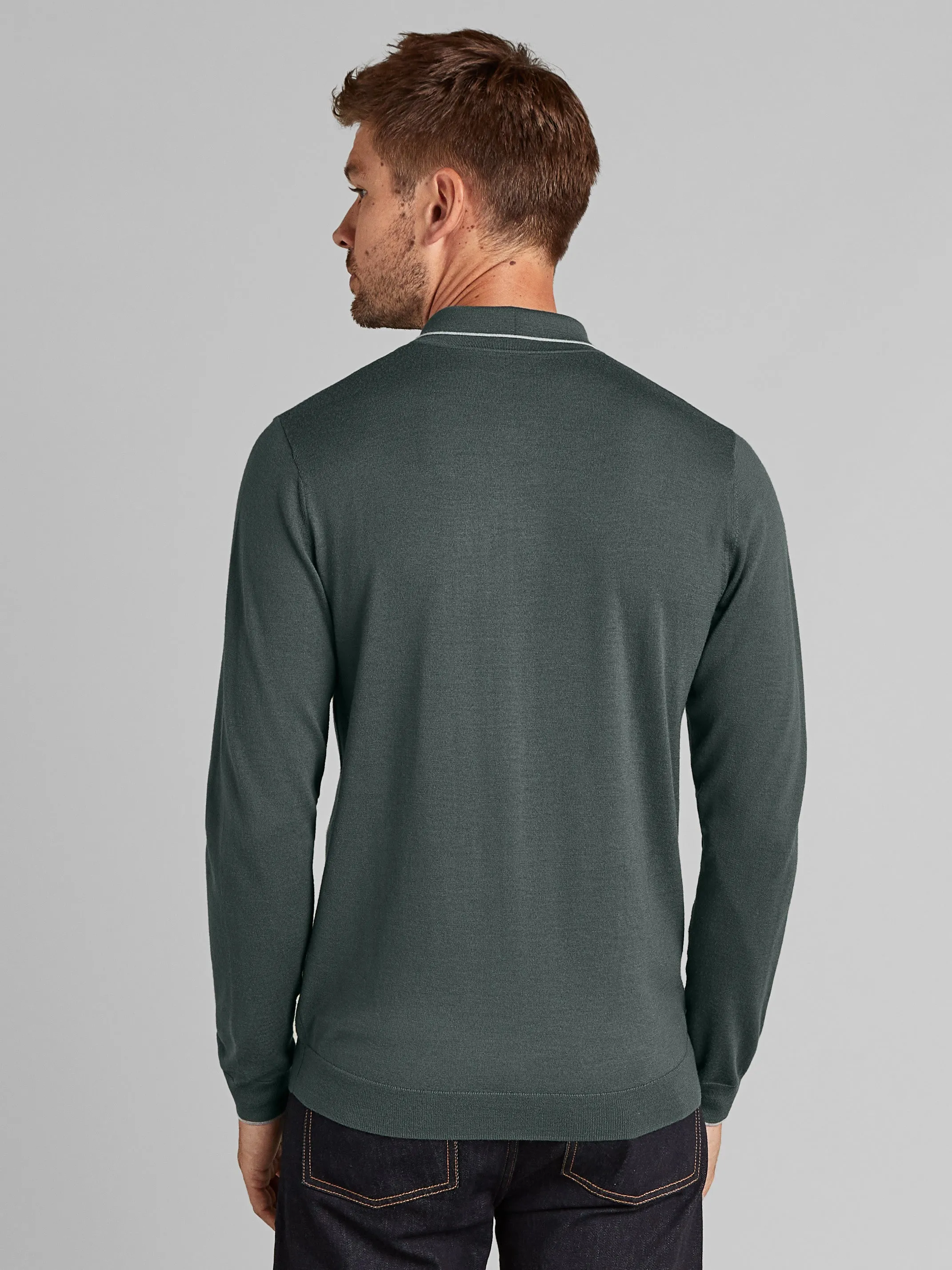 Super Fine Merino Wool Polo