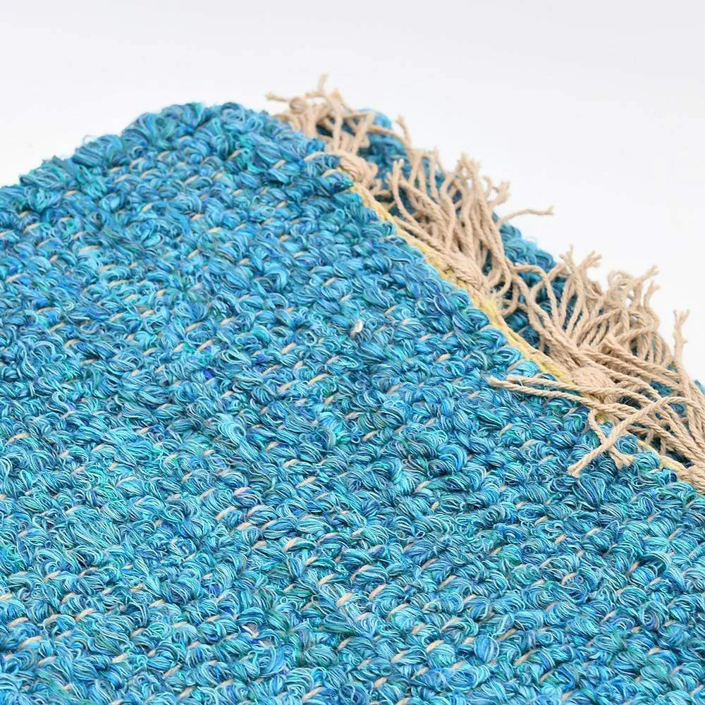 Tapis Artisanal - Turquoise