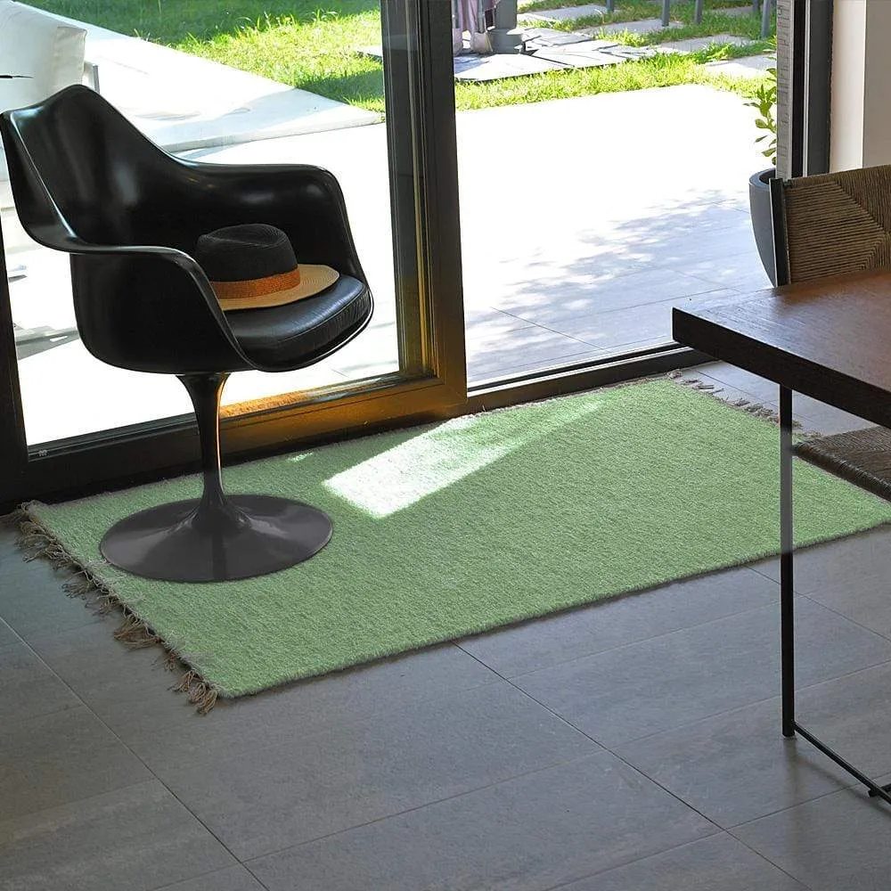 Tapis Artisanal - Vert d'eau