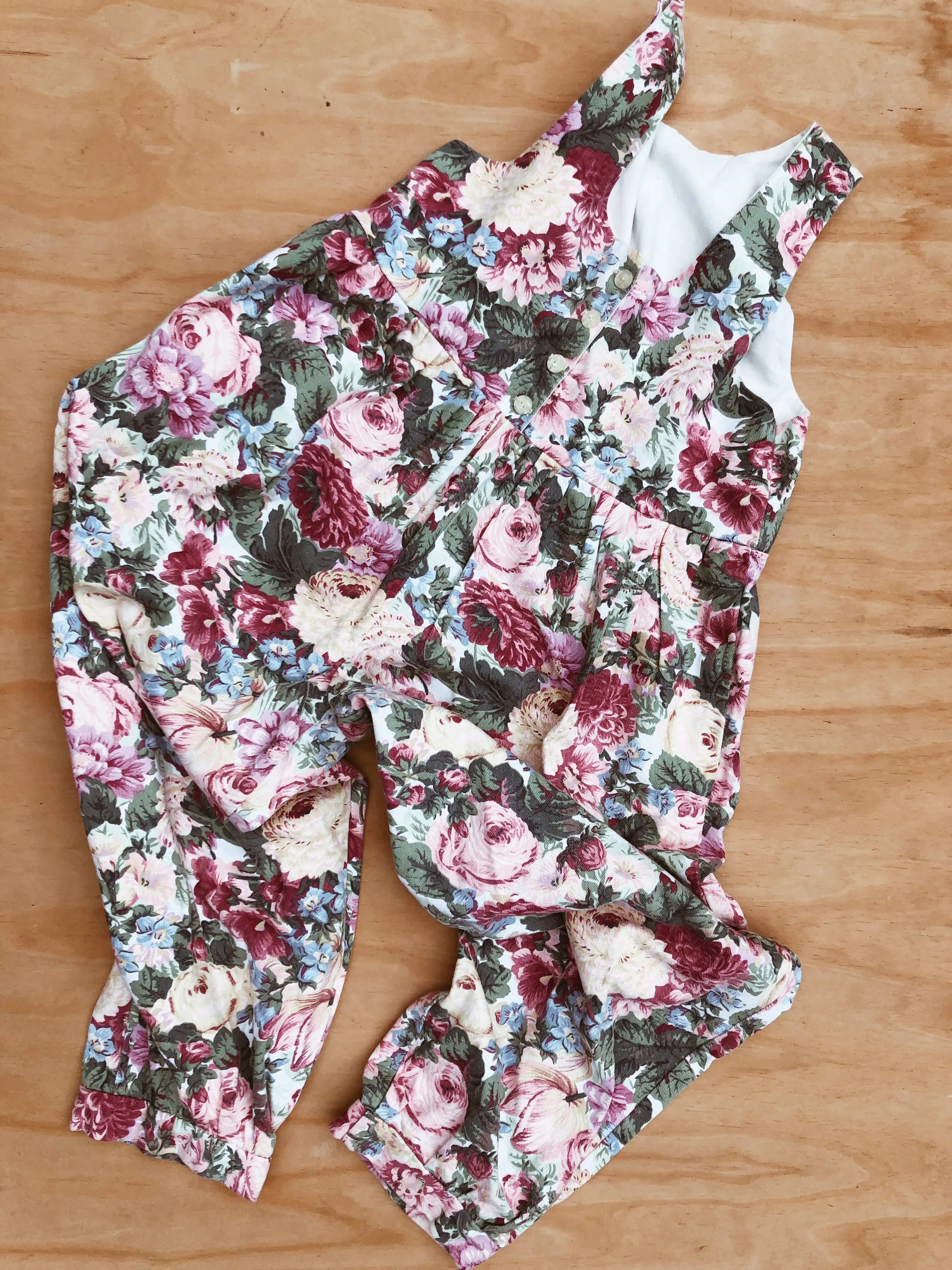 Vintage Floral Jumpsuit