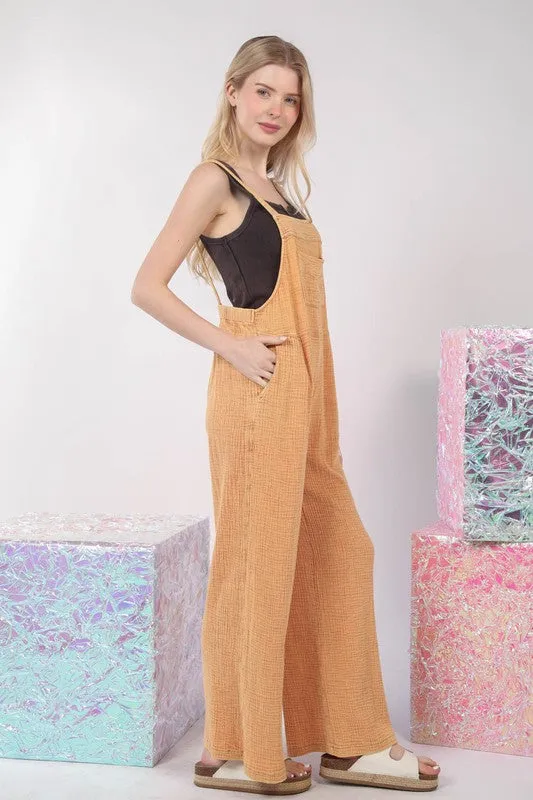Washed Gauze Jumpsuit