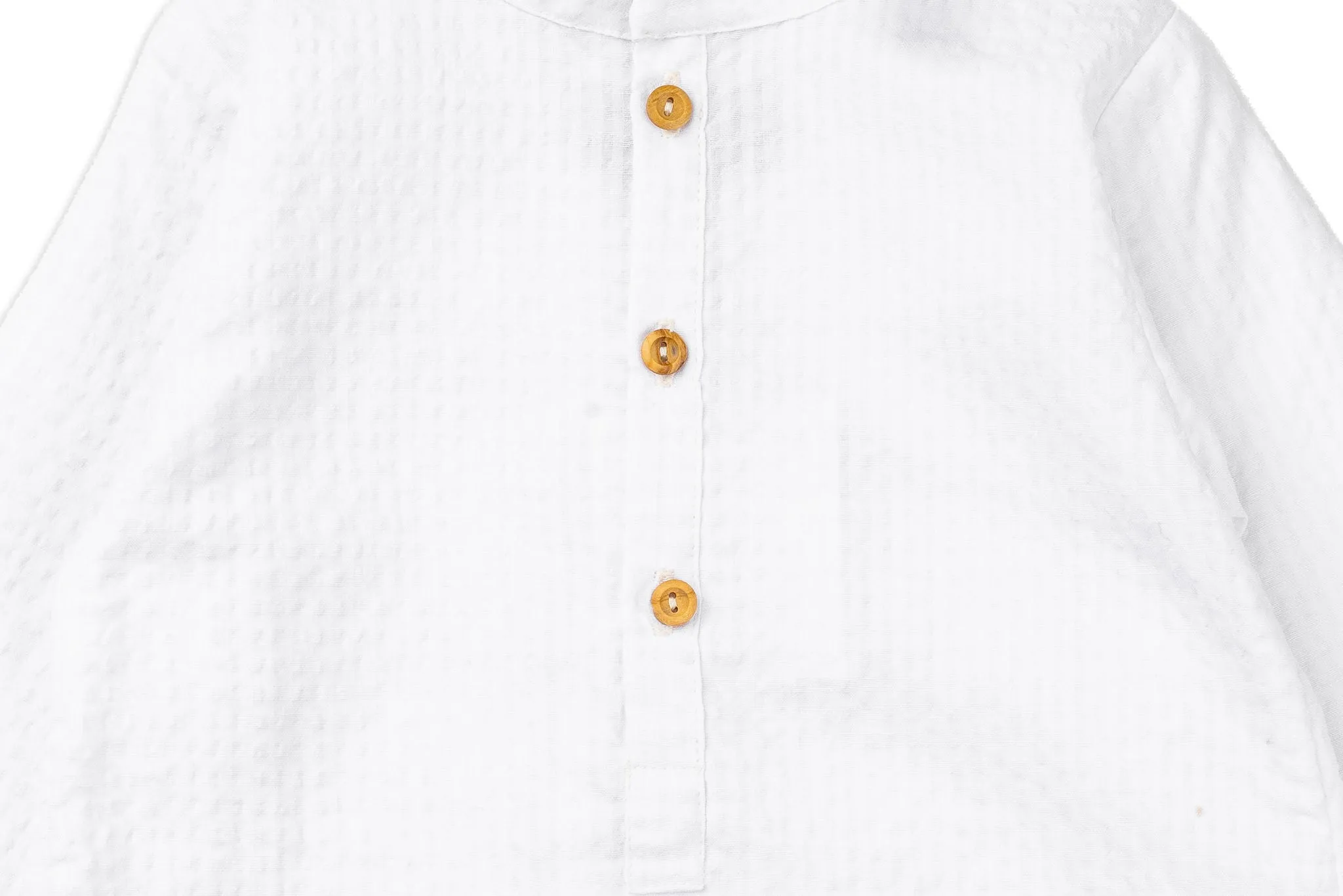 White Gingham Polo Shirt
