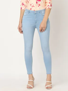 Women Sky High-Rise Skinny Fit Jeans