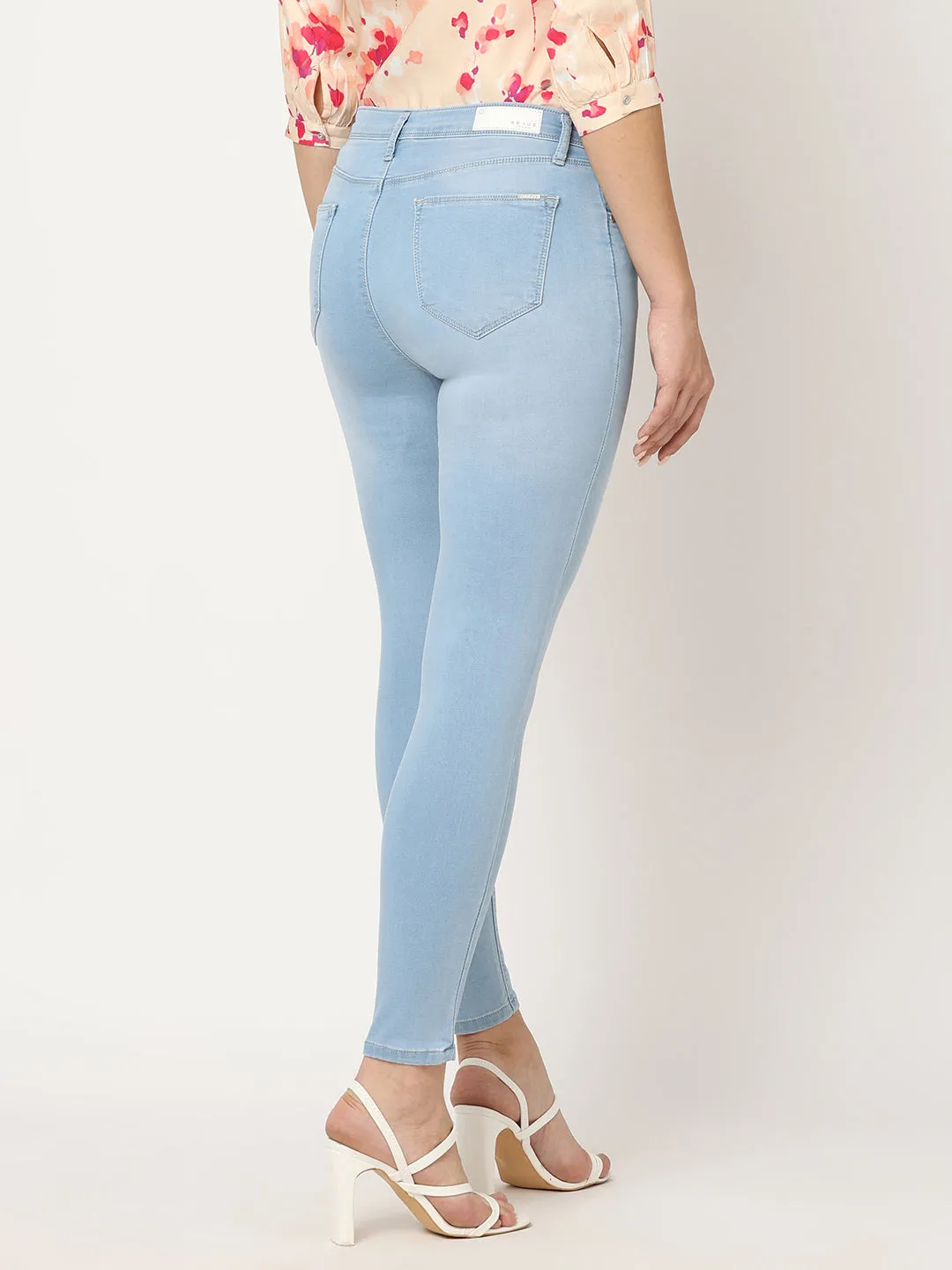 Women Sky High-Rise Skinny Fit Jeans